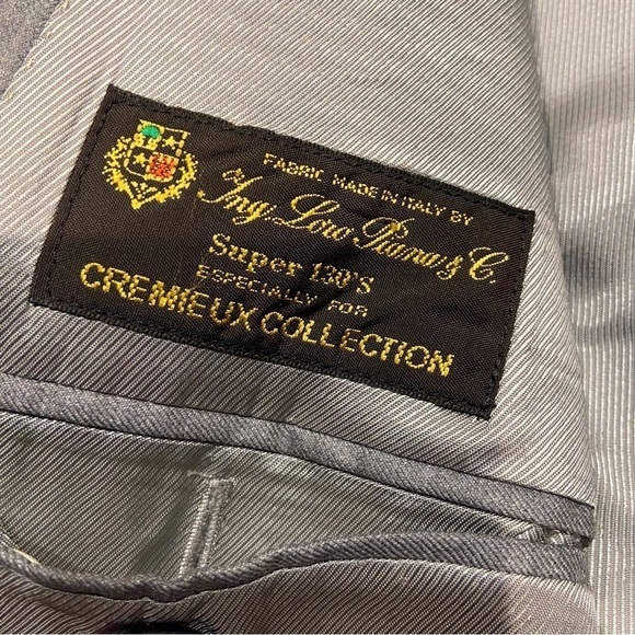 Cremieux Loro Piana Blazer 46R Gray Jacket - Picture 8 of 13